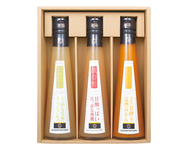 冬の飲む酢3本詰合せ【FNR-30】