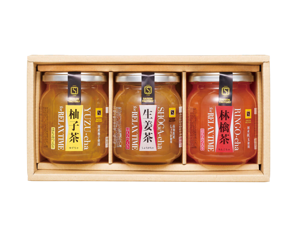 生姜茶＆果実茶3個詰合せ【SFT-35】