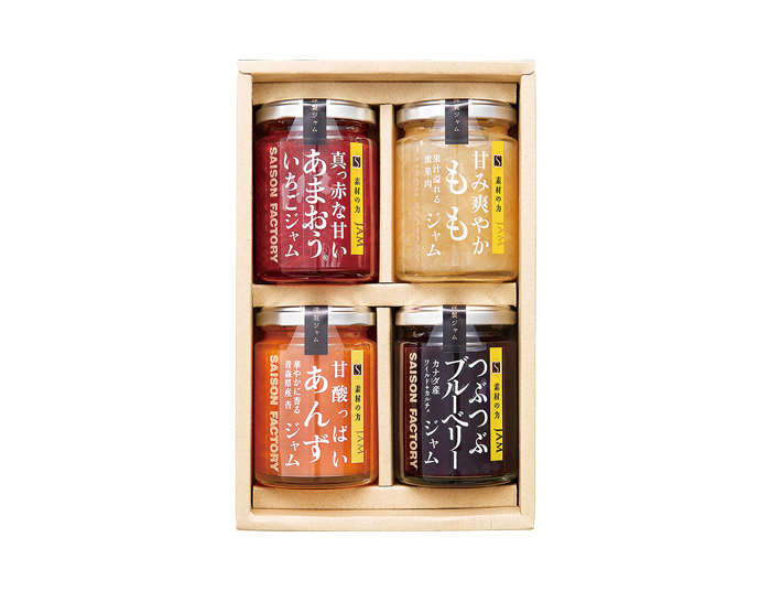 謹製ジャム4個詰合せ【SJK-30S】