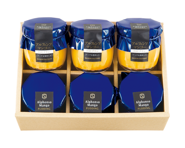 アルフォンソマンゴープリン6個詰合せ【SMP-38】