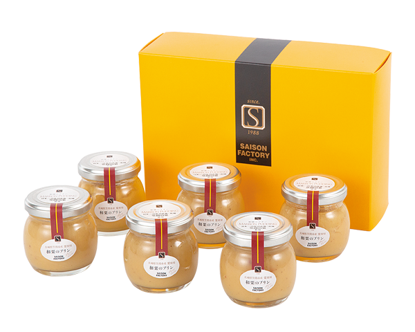 和栗のプリン6個セット【WGP-40】